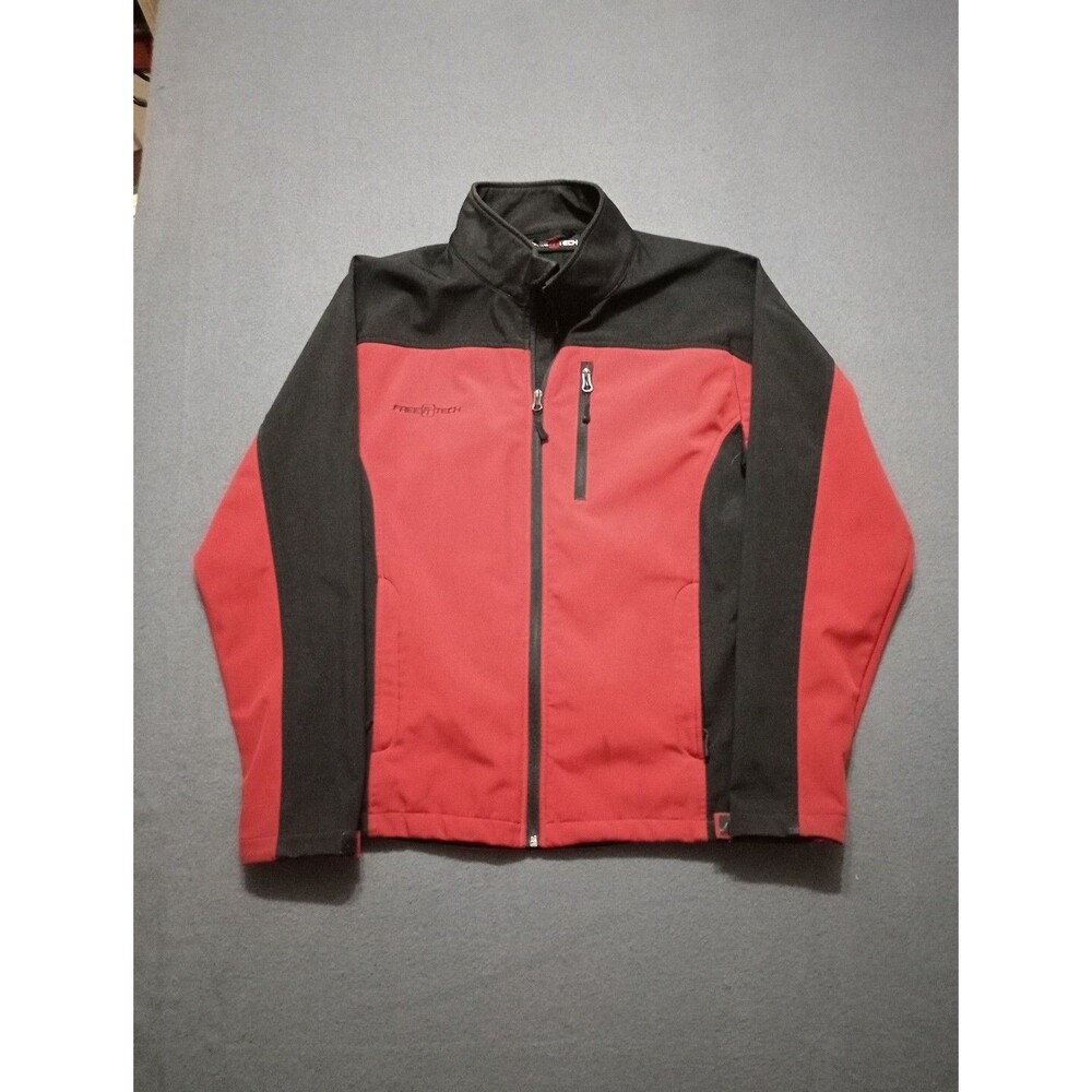 Men’s Free Tech Shell Jacket Men's Size Medium Red Black